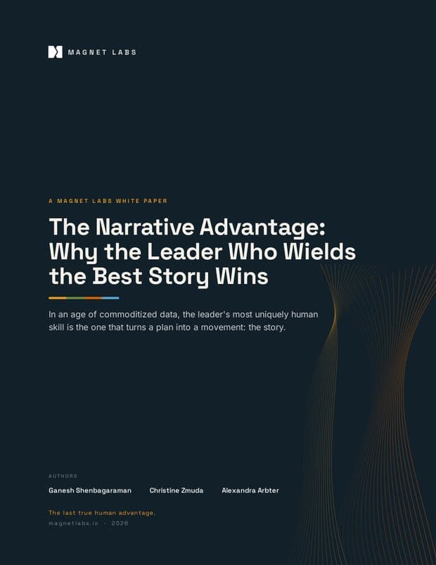 The Narrative Advantage: Why the Leader Who Wields the Best Story Wins cover